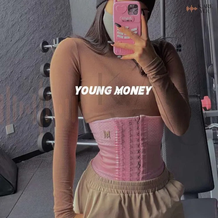 美國YoungMoney束腰帶|升級加強收腹芭比粉