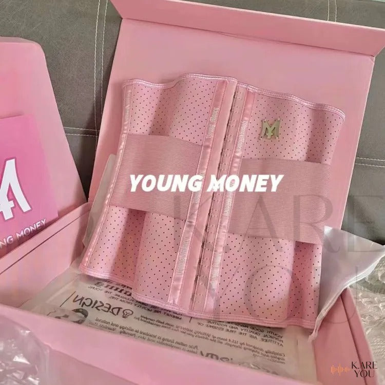 美國YoungMoney束腰帶|升級加強收腹芭比粉