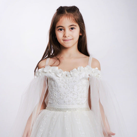 Graceful Garden Girls Formal Dress-1