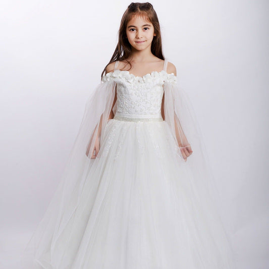 Graceful Garden Girls Formal Dress-0