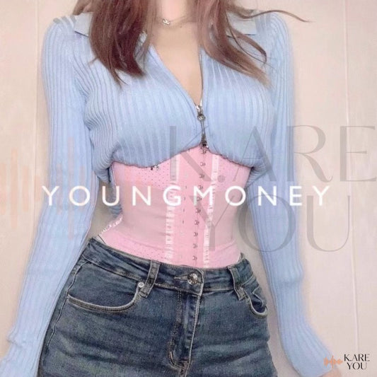 美國YoungMoney束腰帶｜升級加強收腹芭比粉